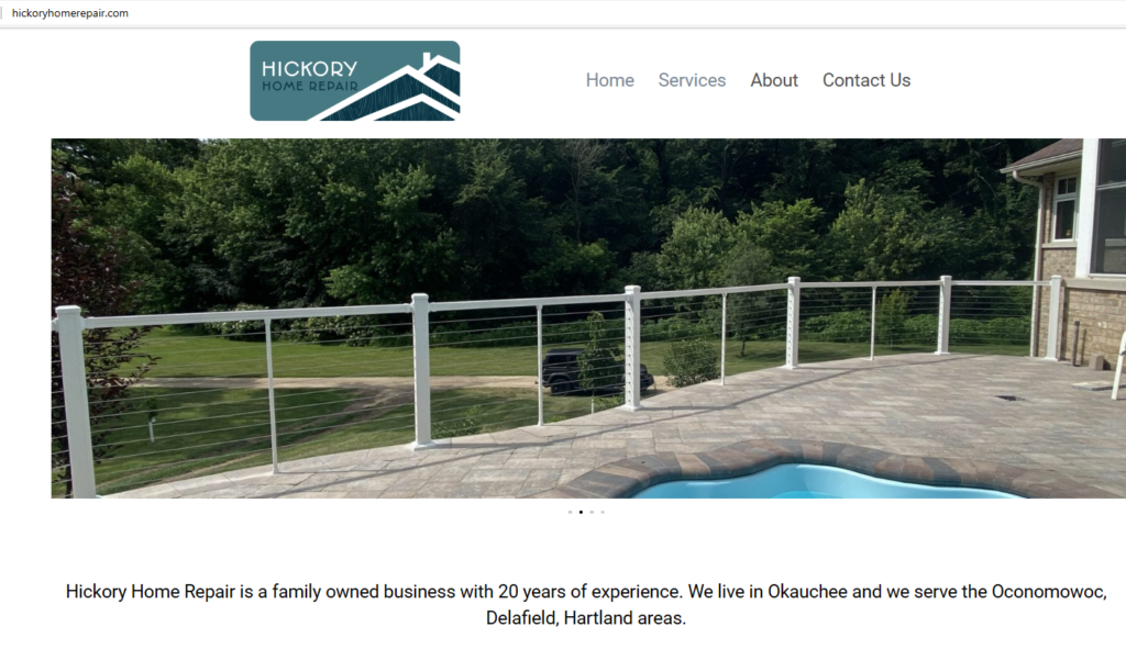 Hickory Home Repair Home page